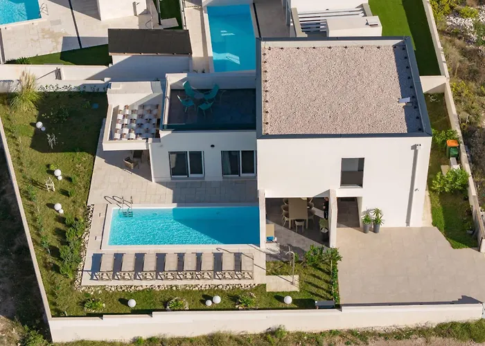 Wave Of Mit Meerblick, Beheiztem Pool Und Direktem Strandzugang - Familienfreundlich, 4 Sz, * Rovanjska